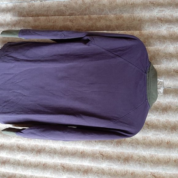 GUC purple/olive l/s henley top by Duluth Trading - Picture 4 of 4